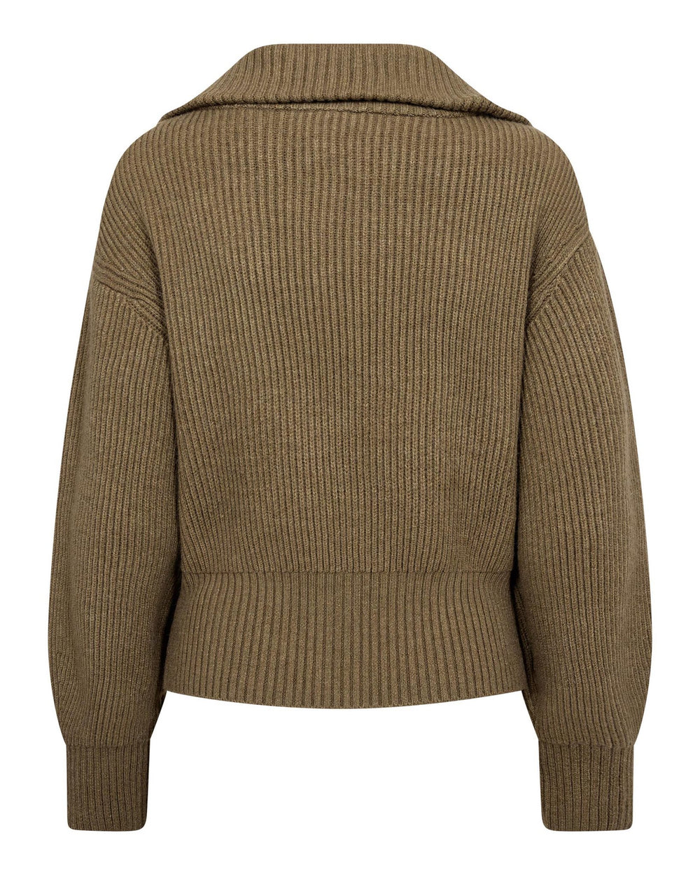 ROWCC ZIP KNIT CARDIGAN