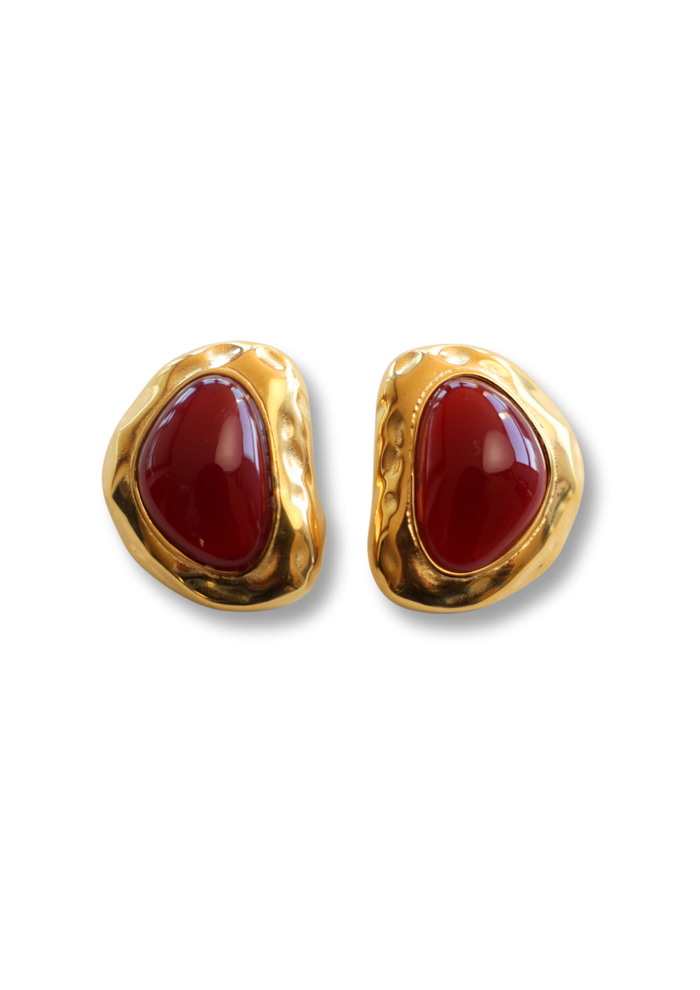 ROYAL RED EARRING