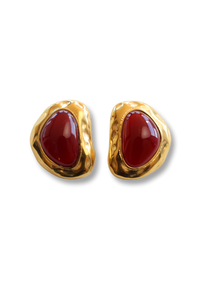 ROYAL RED EARRING