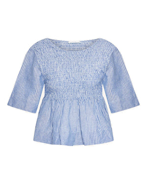 RUNA LINEN STRIPE TOP