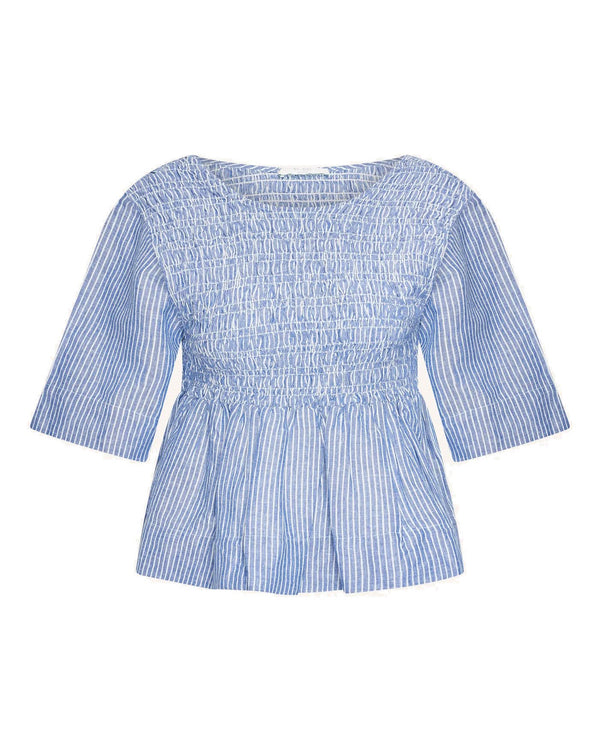 RUNA LINEN STRIPE TOP