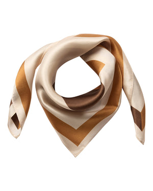 SHILACC SILK BLOCK SCARF