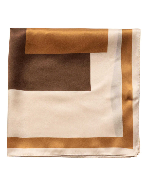SHILACC SILK BLOCK SCARF