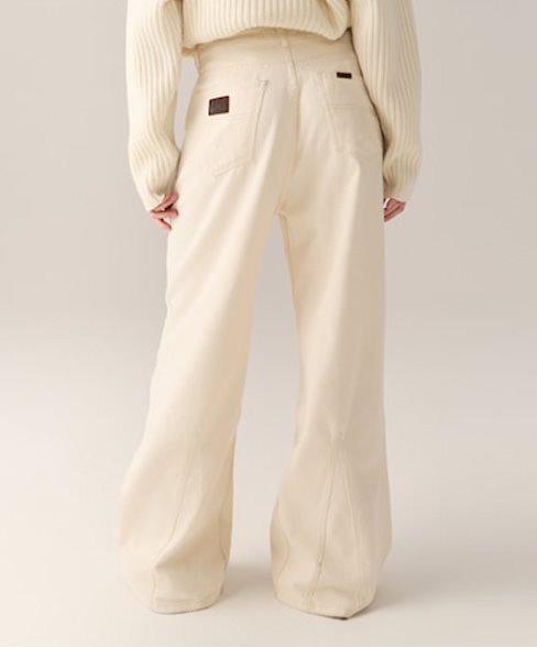 SKATER FLARE ECRU WOOL