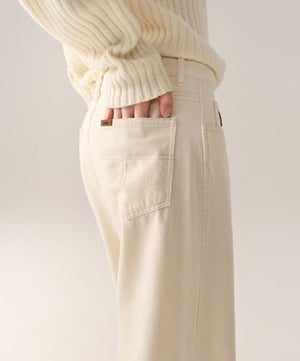 SKATER FLARE ECRU WOOL