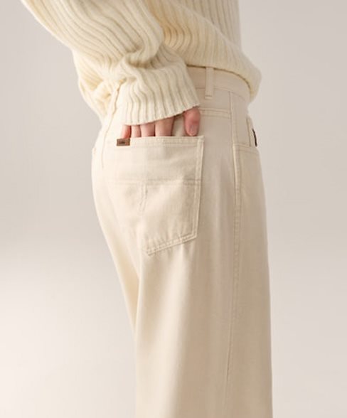 SKATER FLARE ECRU WOOL