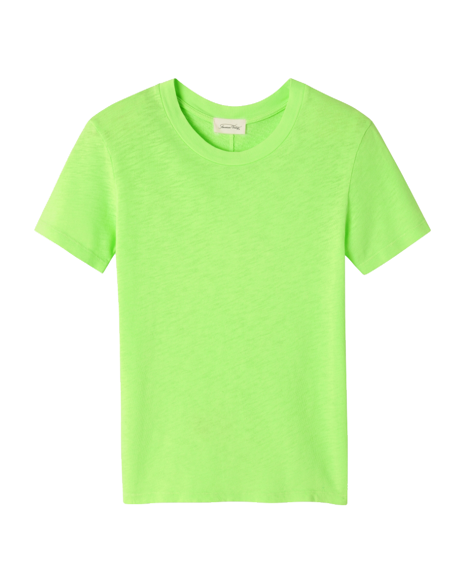 SONOMA T-SHIRTS MC POMME FLUO