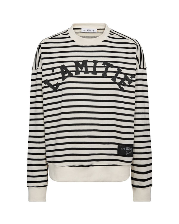 STRIPE LOGO SWEAT