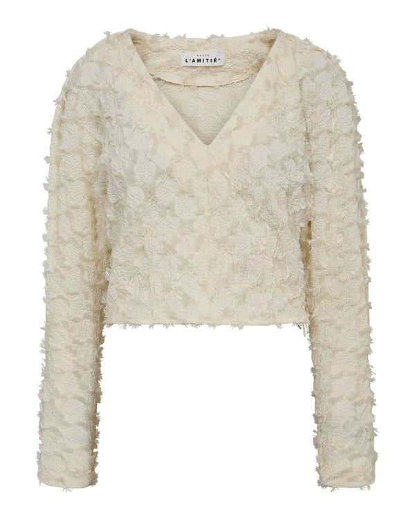 STUFF STRUCTURE V-BLOUSE