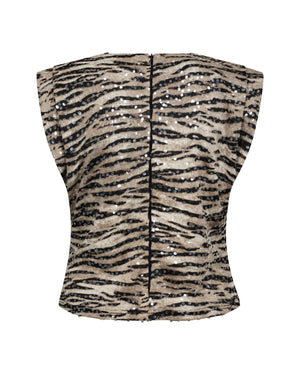 TIGERCC SEQUIN TOP