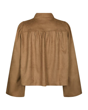 TIRSA FAUX SUEDE JACKET