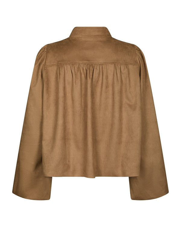 TIRSA FAUX SUEDE JACKET