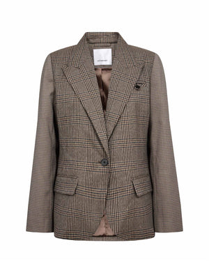 VEYACC CHECK FITTED BLAZER