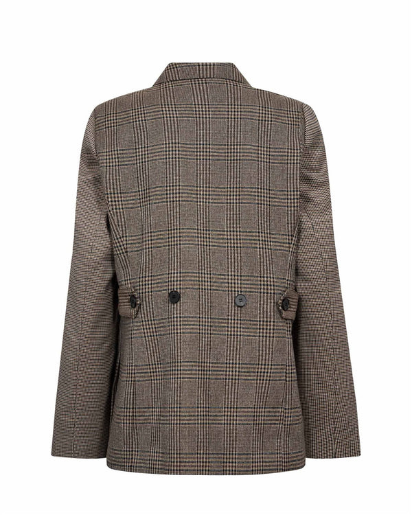 VEYACC CHECK FITTED BLAZER