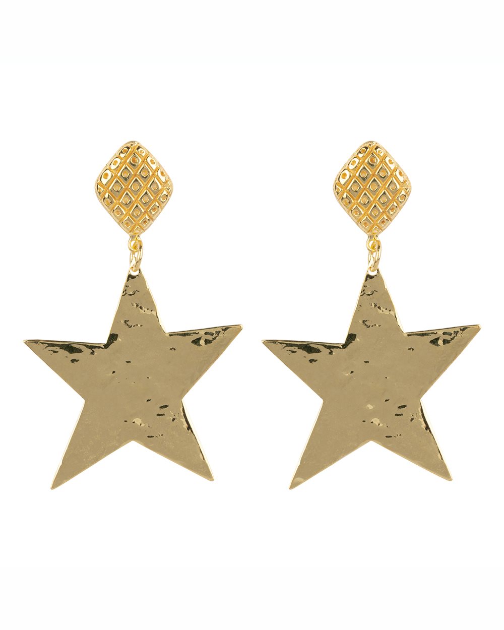 VINTAGE STUD WITH STAR EARRING