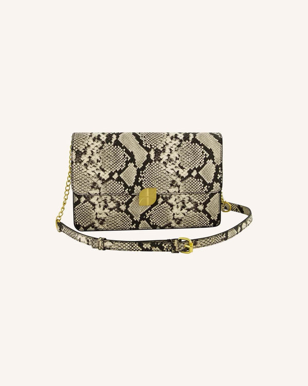 VIOLET SNAKE BAG