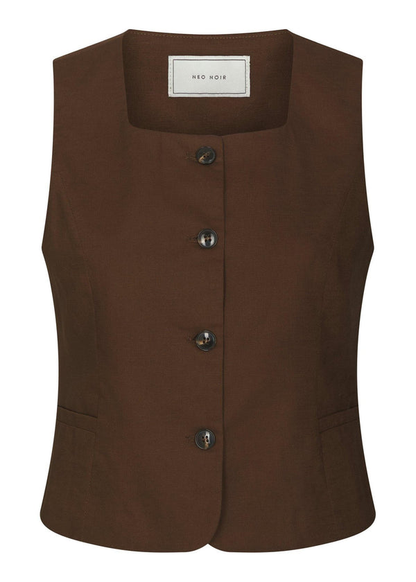YULA LINEN WAISTCOAT